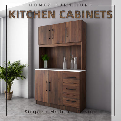 Homez Ventura Series Kitchen Cabinets Tall Unit / Kitchen Storage - HMZ-KC-MFC2012-WN