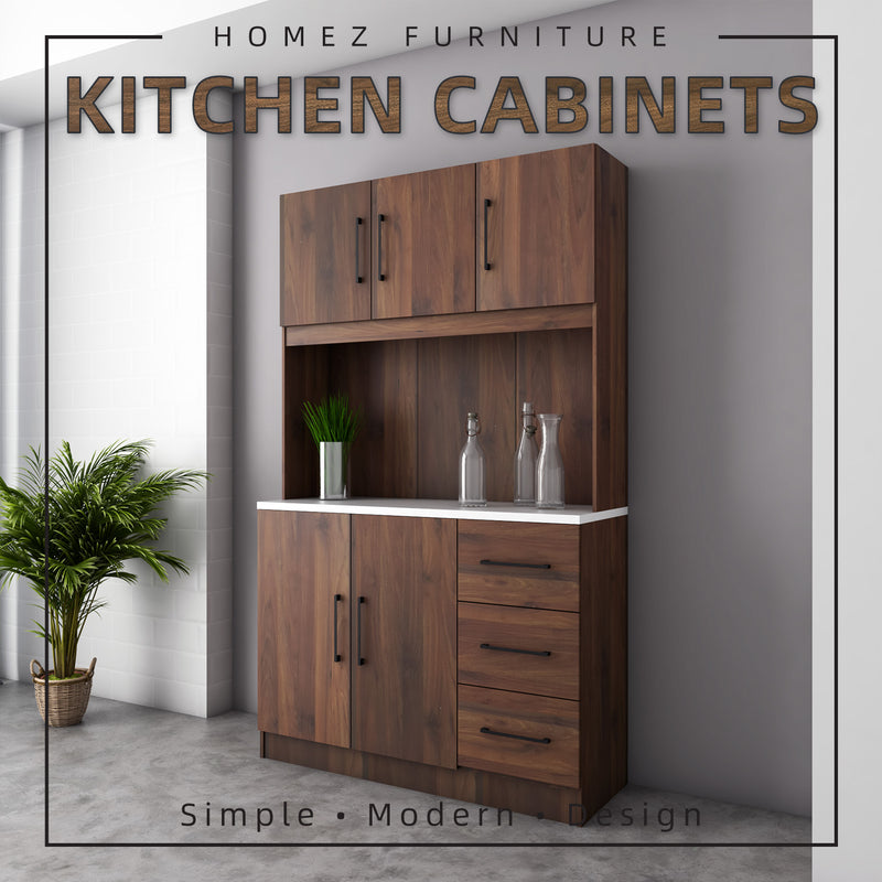 Homez Ventura Series Kitchen Cabinets Tall Unit / Kitchen Storage - HMZ-KC-MFC2012-WN