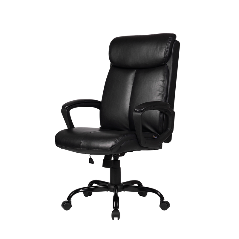 (Ready Stock) Orson High Back PU Leather Office Chair / Executive Chair / Ergonomic Design - OC-CS-2191-BK+BK