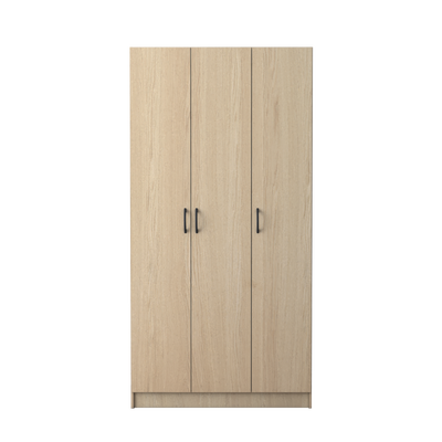 3 Door Wardrobe HMZ-WD-DT-6001 with 6 Shelves - 3FT