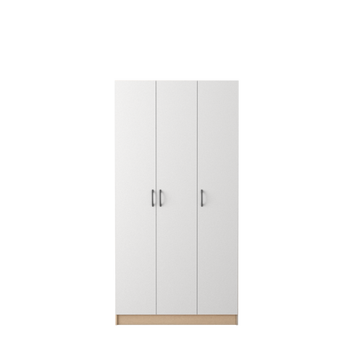 3 Door Wardrobe HMZ-WD-DT-6001 with 6 Shelves - 3FT