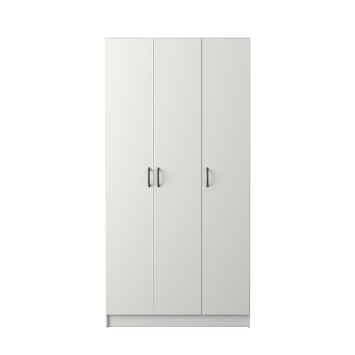 3 Door Wardrobe HMZ-WD-DT-6001 with 6 Shelves - 3FT
