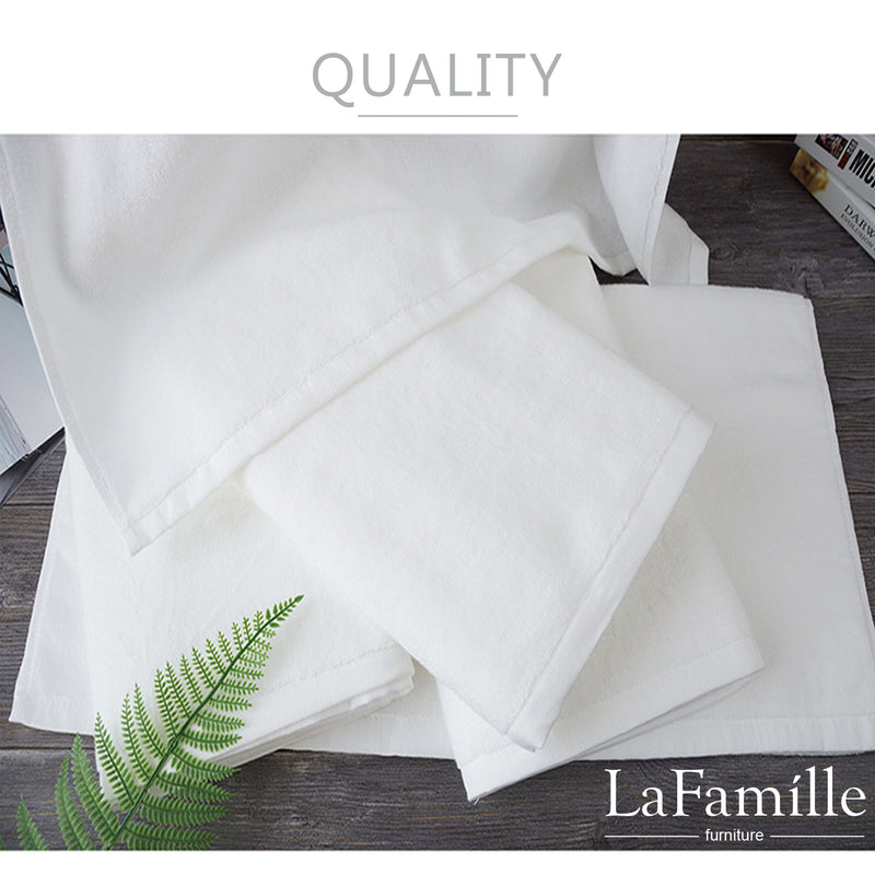 XL King Size Cotton Premium Hotel Adult Cotton Bath Towel - White (76 X 150cm)