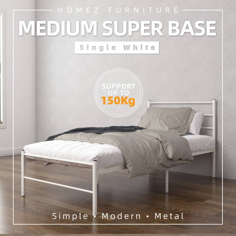 Powder Coat Metal Super Base Bed Frame - HMZ-FYGSB Single Size