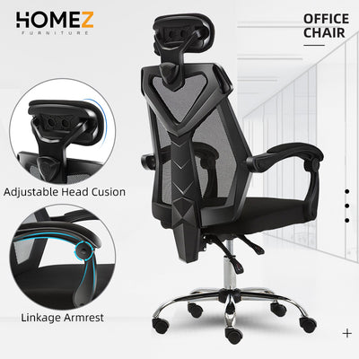High Back Mesh Office Chair with Ergonomic Design & Chrome Leg - GMZ-GC-YG-230