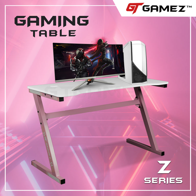 GTGAMEZ 4FT Z Series Matt Surface With Modern Simple E-sports Gaming Table / Gaming Desk - HMZ-GT-LM-12060-ZLZ-BK