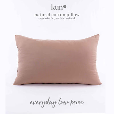 KUN Natural Cotton Pillow 100% Organic Smell 17inch x 27inch x 1.2kg