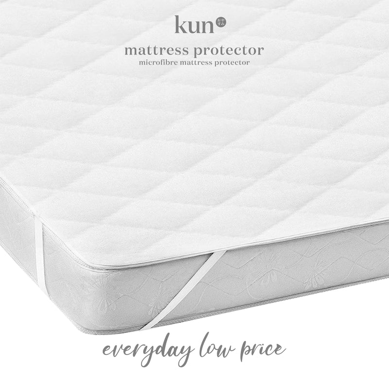 KUN Washable Mattress Protector: A Layer of Protection & Comfort - Washable (Non Waterproof)-MF-PROTECTOR