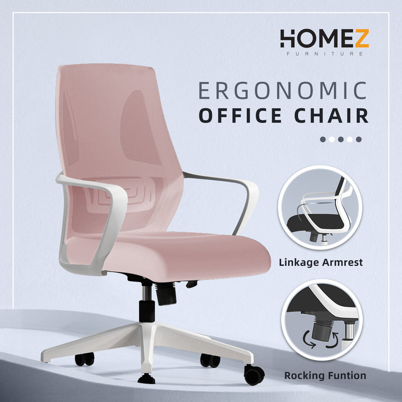 (Self-assembly) Mesh Office Chair with Ergonomic Design - OC-MB-9011
