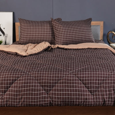 (New Arrival) Kun Minimalist Printed Design Premium Microfibre Fitted Bedsheet Only - Available In 4 Sizes
