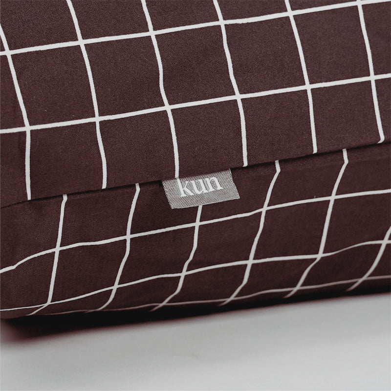 (New Arrival) Kun Minimalist Printed Design Microfibre Pillowcase  (50cm X 76cm) / / Bolster Case (35cm x 105cm)