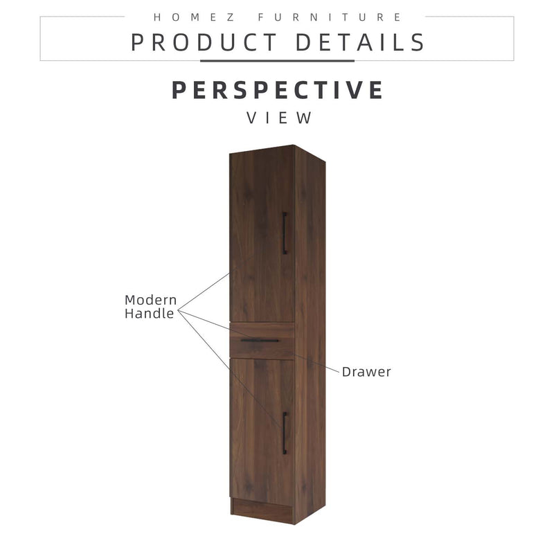 Ventura Series Kitchen Cabinets Tall Unit  / Kitchen Storage - HMZ-KTC-MFC2040-WN