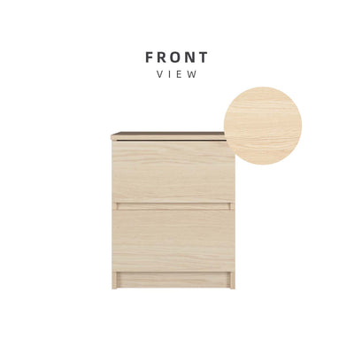 1.5FT Side Table with 2 Layer Drawer Storage - HMZ-FN-ST-7004