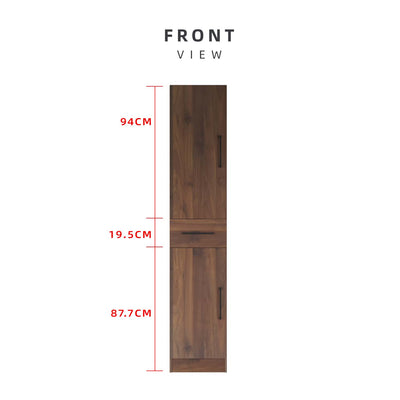 Ventura Series Kitchen Cabinets Tall Unit  / Kitchen Storage - HMZ-KTC-MFC2040-WN
