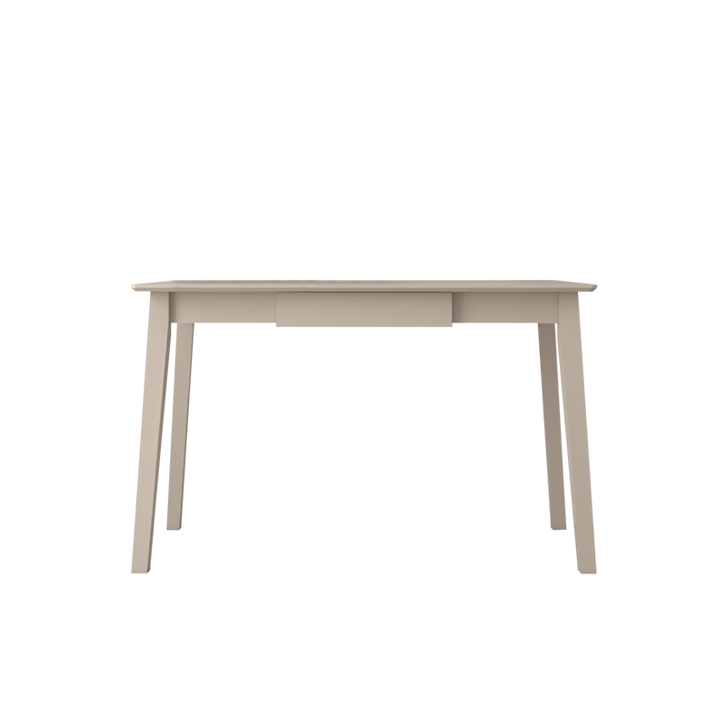 (Self-assembly) 4FT Modern Solid Rubber Wood Writing Desk/ Office Desks-SSH-FN-62099-WT