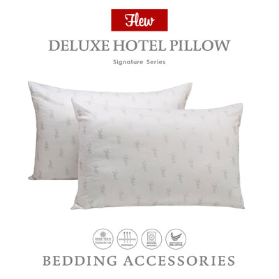 Flew Signature Series Deluxe Hotel Pillow 19 inch x 29 inch x 1.2 kg