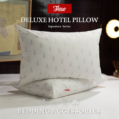 Flew Signature Series Deluxe Hotel Pillow 19 inch x 29 inch x 1.2 kg