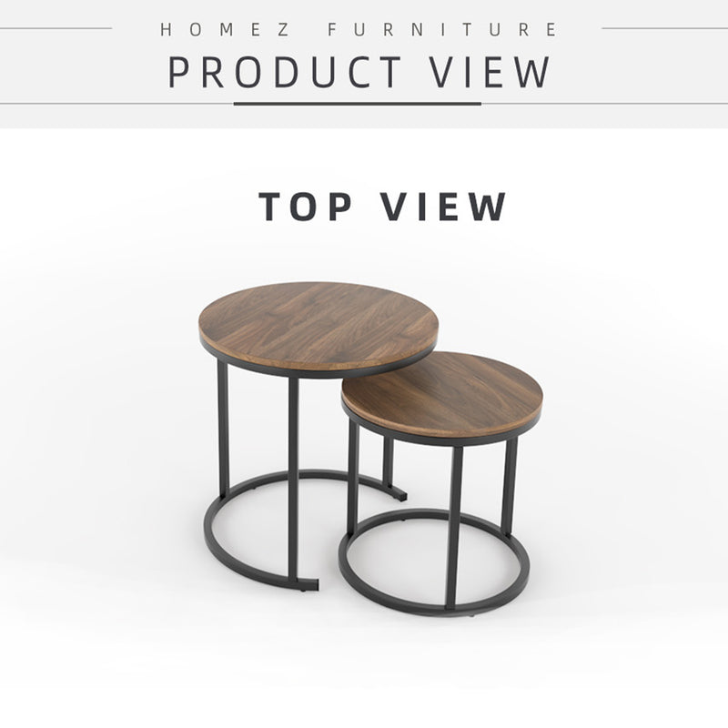 (Self-assembly) 1.5FT Noble Series Coffee Table / Side Table Modernist Design - HMZ-FN-CT-N3003-CN