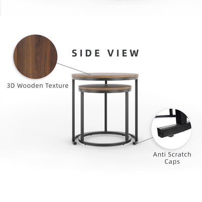 (Self-assembly) 1.5FT Noble Series Coffee Table / Side Table Modernist Design - HMZ-FN-CT-N3003-CN