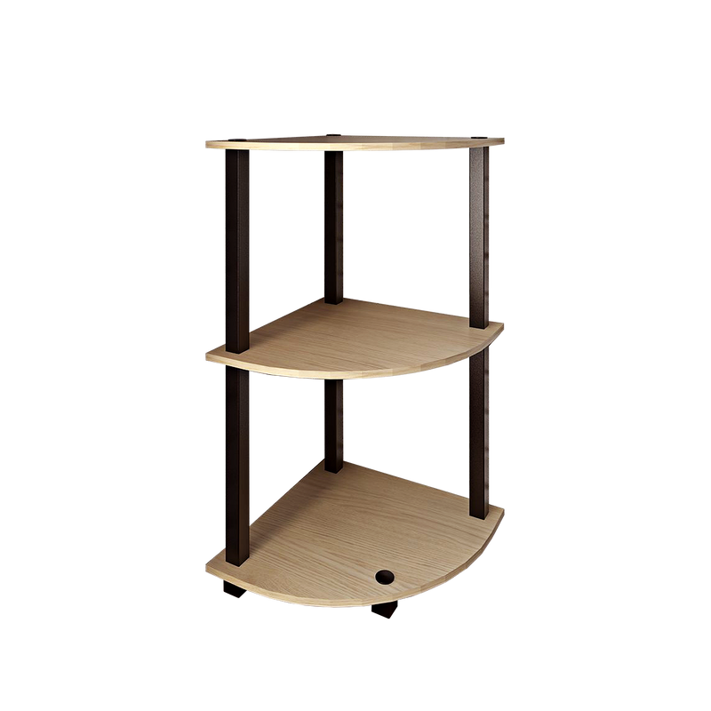 Corner Rack HMZ-CR-DT-4005 3 Tier Corner Shelves / Book Shelf / Display Rack - 40 x 40 cm