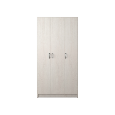 3 Door Wardrobe HMZ-WD-DT-6001 with 6 Shelves - 3FT