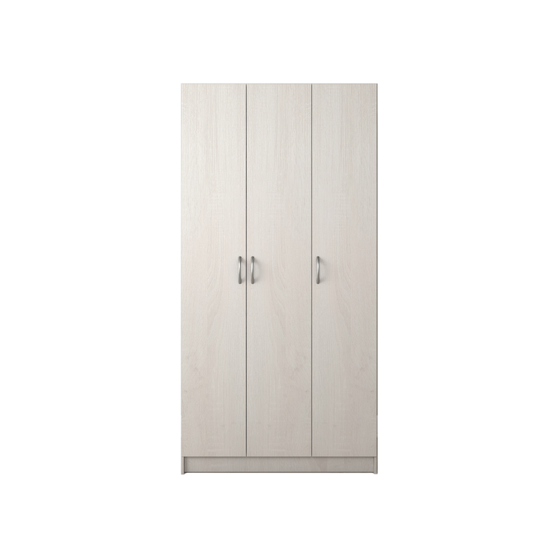 3 Door Wardrobe HMZ-WD-DT-6001 with 6 Shelves - 3FT
