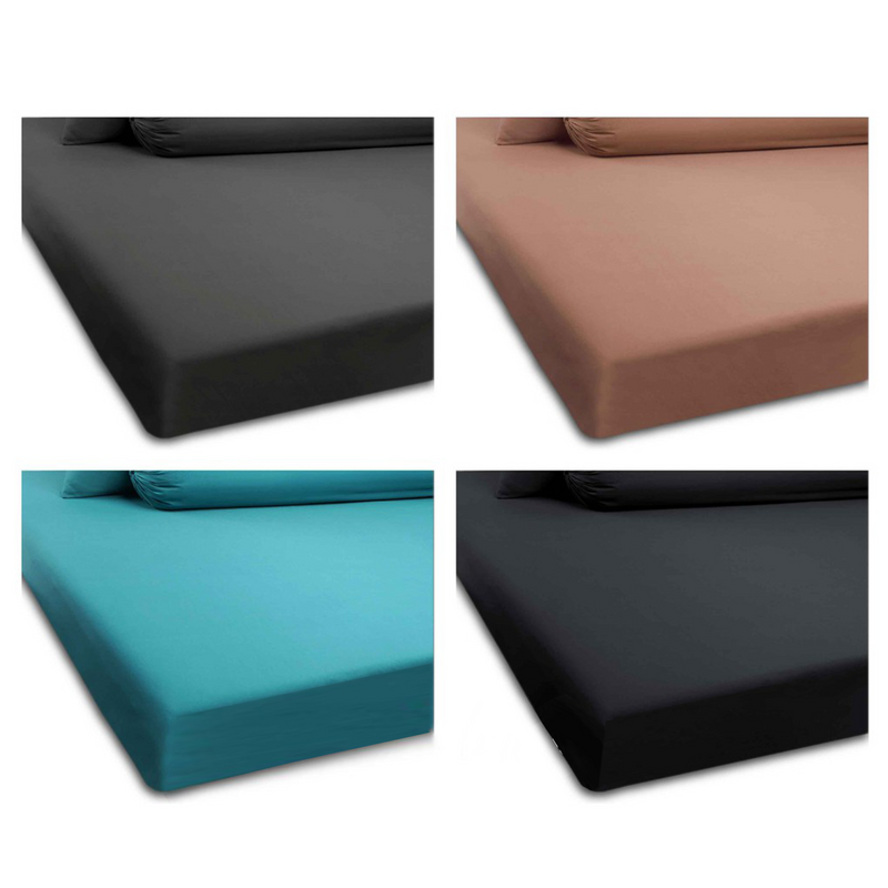 KUN 8 Colors Premium Fitted Bed Sheet Series 2 (Single / Super Single / Queen / King)